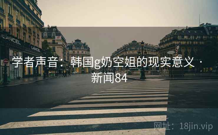 学者声音：韩国g奶空姐的现实意义 · 新闻84
