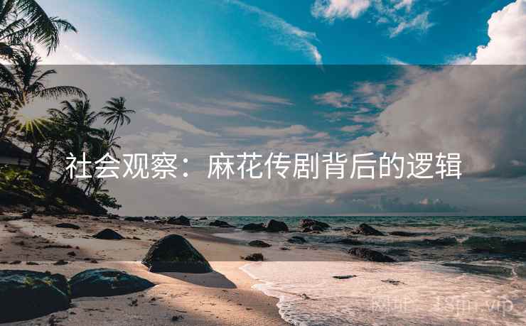 社会观察：麻花传剧背后的逻辑