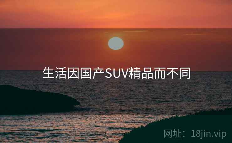生活因国产SUV精品而不同